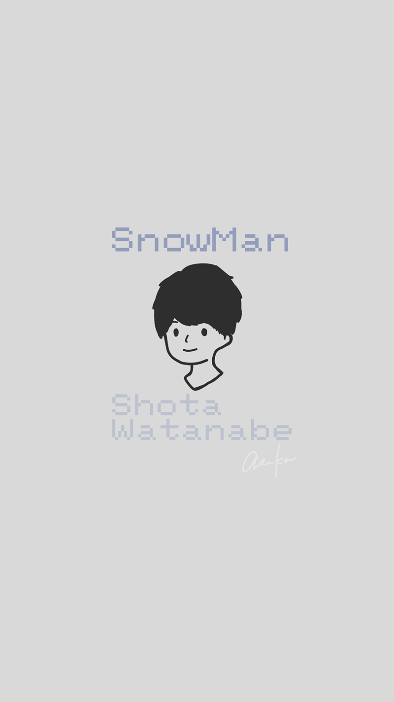 【待ち受け画像用】SnowMan渡辺翔太